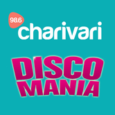 98.6 charivari Discomania Logo