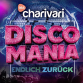 98.6 charivari Discomania Logo